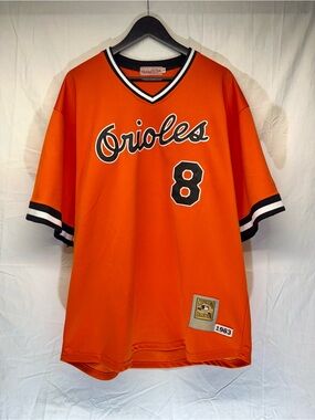 Orioles Cal Ripken Jr. Mitchell and Ness Baseball Jersey